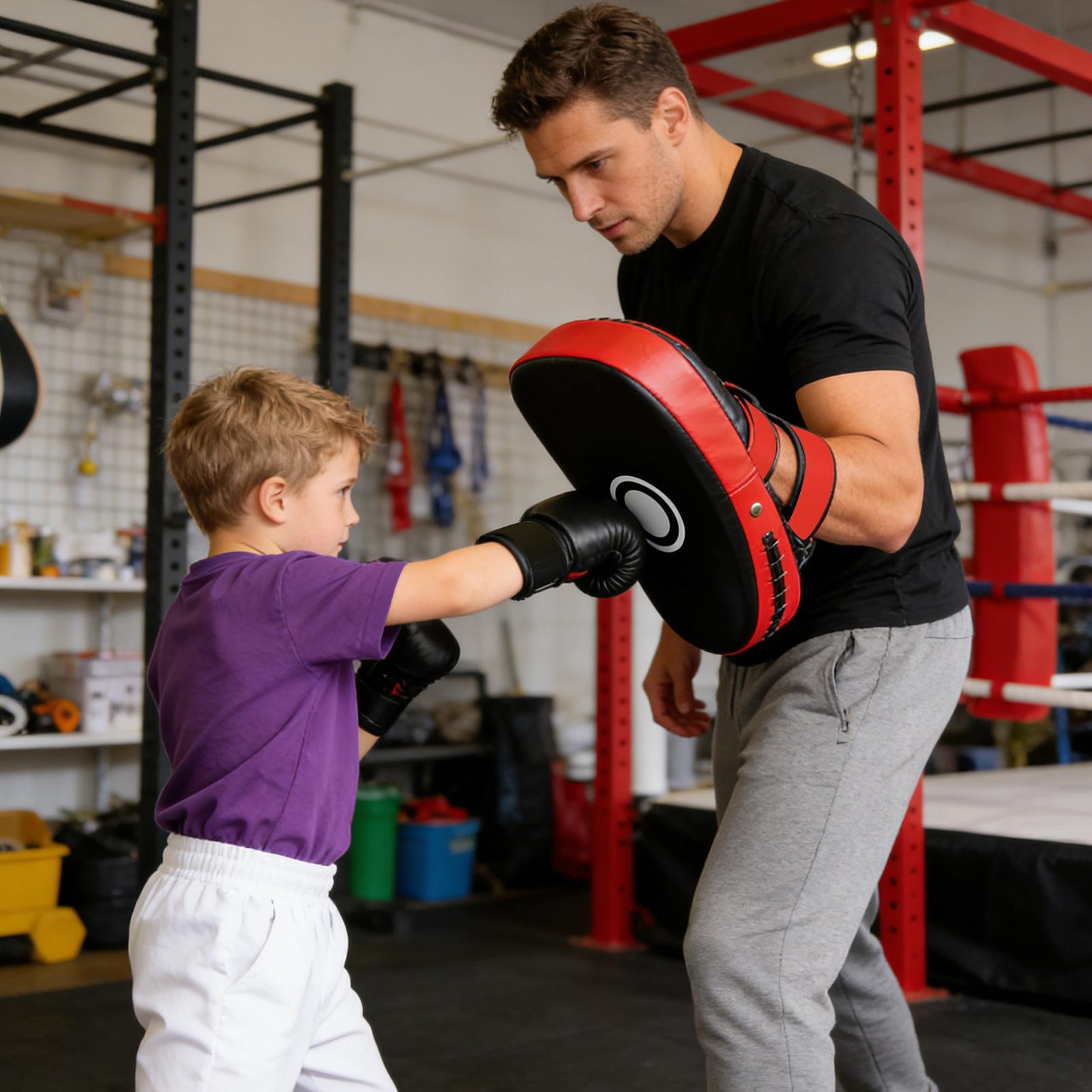 Home Gym Kids - Almohadillas de Boxeo de Cuero PU