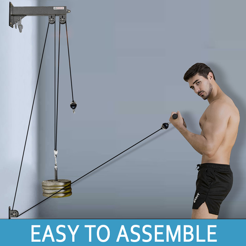 Pulley Home Gym - Sistema de polea de gimnasio montado