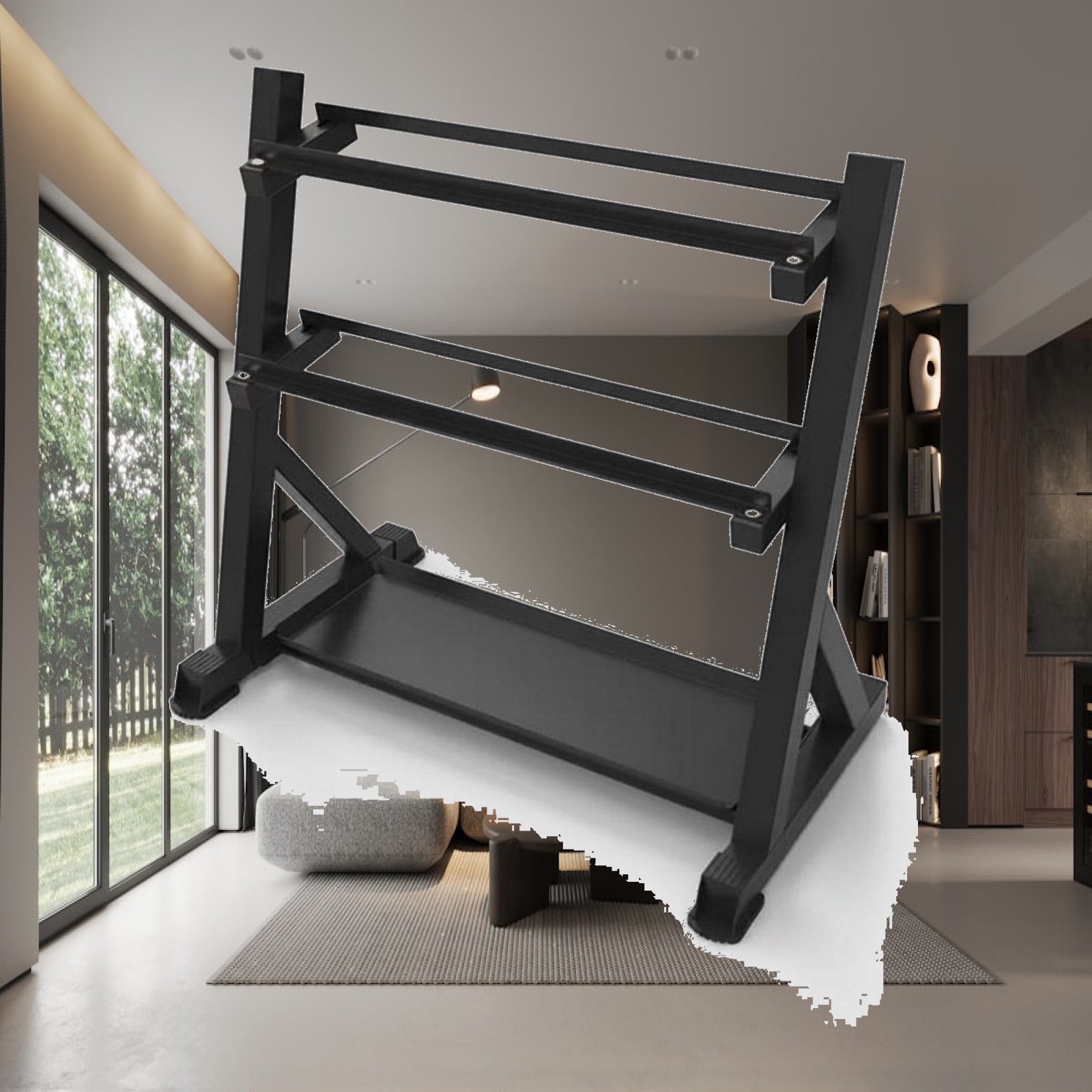 Home Gym Training - Soporte para Mancuernas de 3 Niveles,