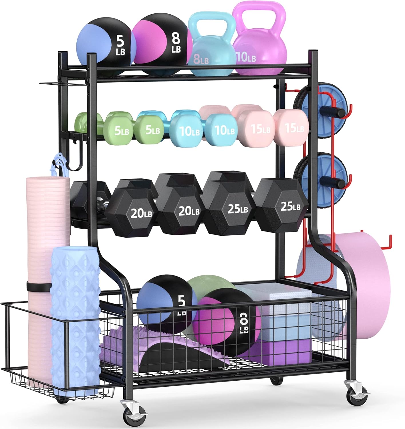 Home Gym Training - Soporte para Mancuernas de Gimnasio en
