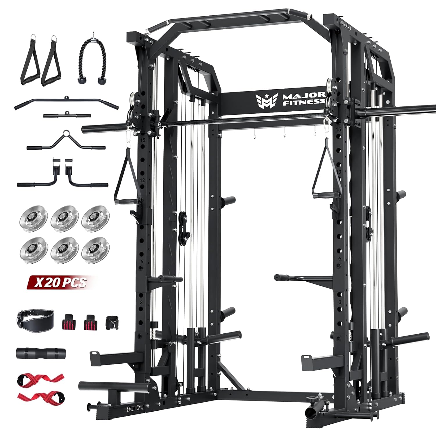 Pulley Home Gym - Máquina Smith para Gimnasio en Casa,