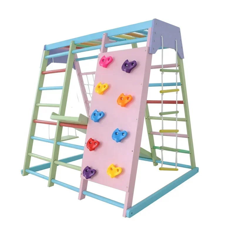 Home Gym Kids - Set de Escalada de Madera para