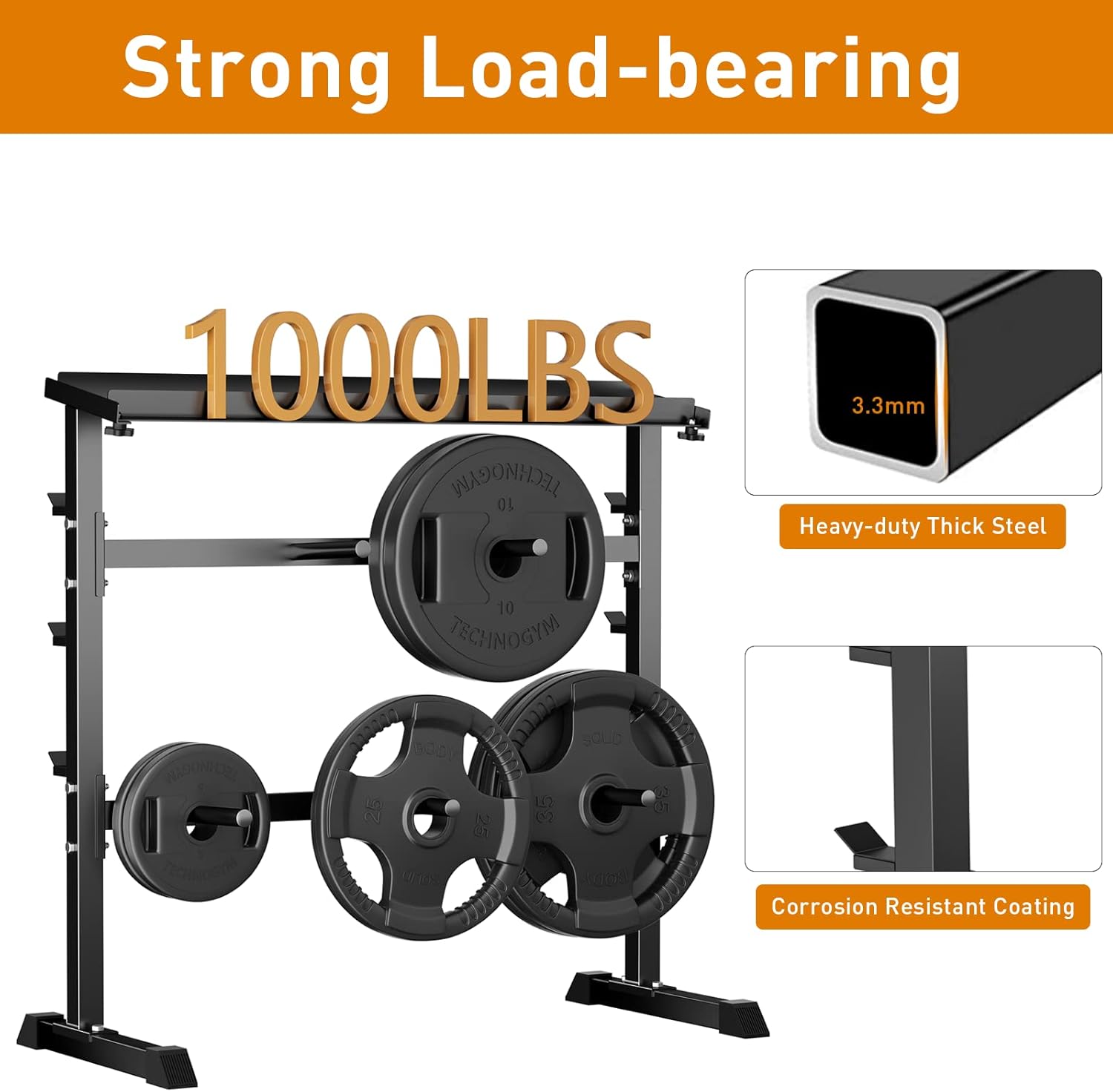 Rack de Almacenamiento de Pesa - Home Gym Weight reseña y precio