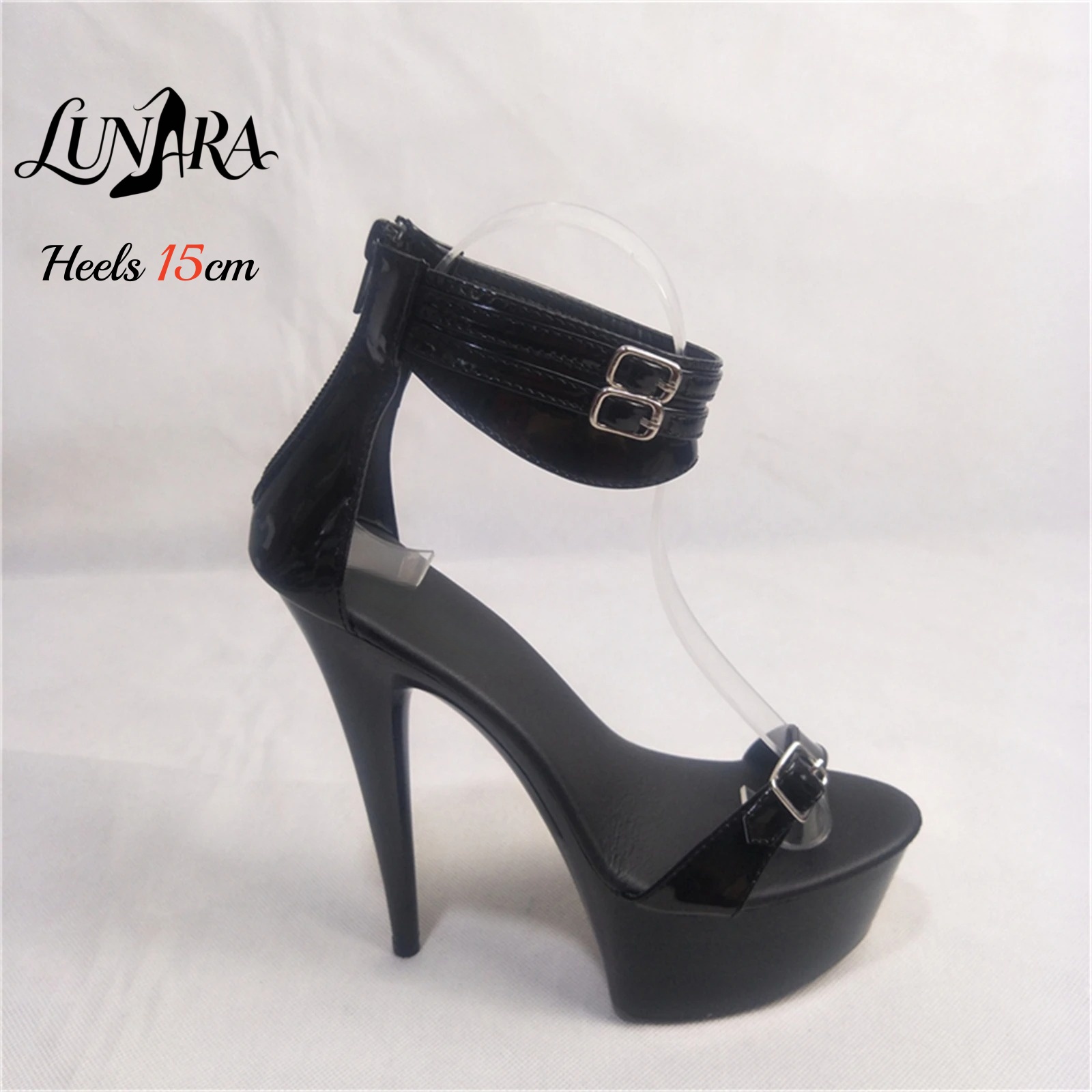 Sandalias de Tacón Alto de 15  - Ankle Strap Attachment reseña y precio