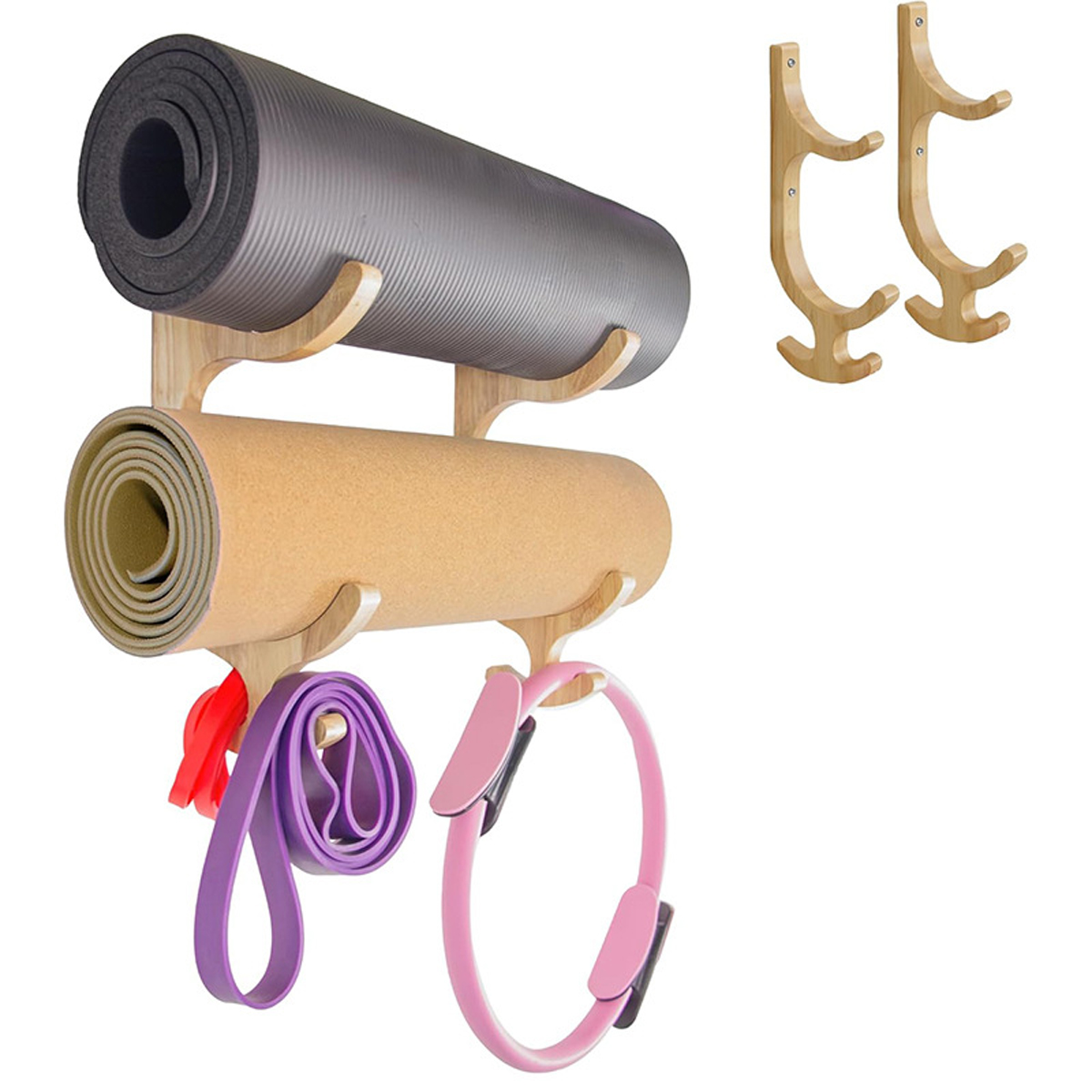 Soporte de pared para bandas d - Home Gym Yoga reseña y precio