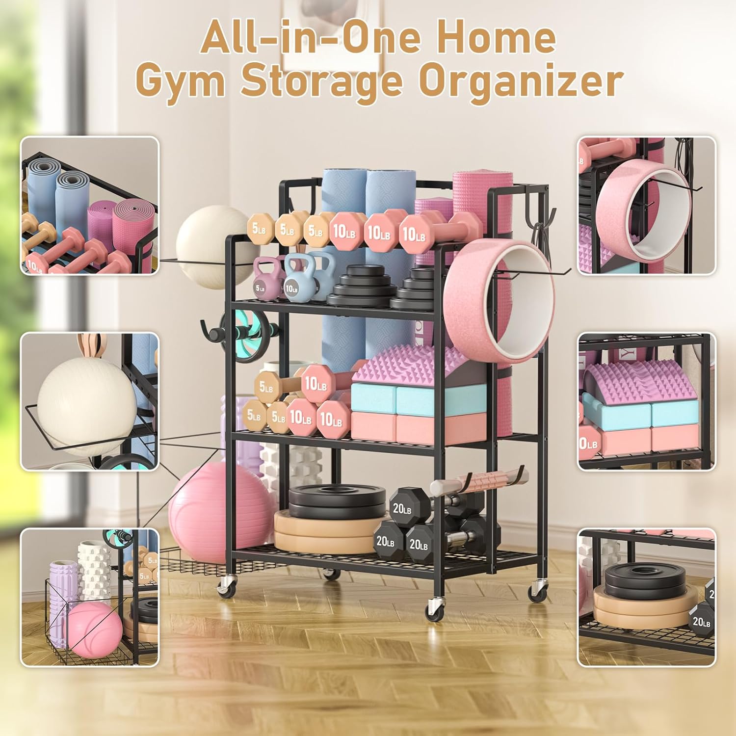 Almacenamiento para Gimnasio e - Home Gym Training reseña y precio