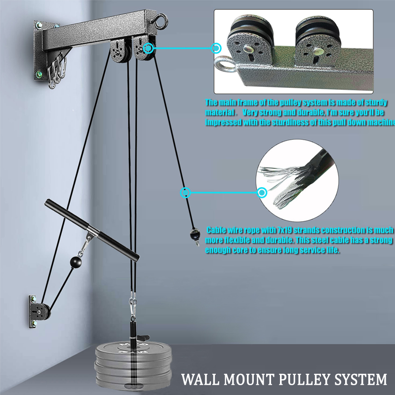 Sistema de polea de gimnasio m - Pulley Home Gym reseña y precio