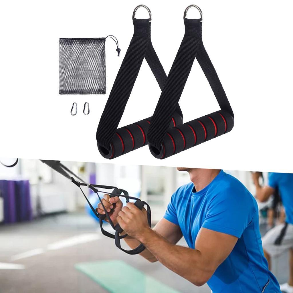 2 manijas de ejercicio, manija - Pulley Home Gym reseña y precio