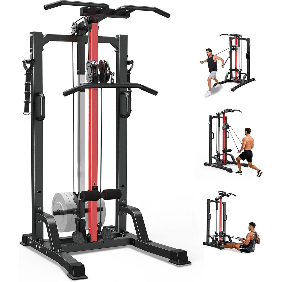Máquina de Gimnasio Pooboo par - Pulley Home Gym reseña y precio