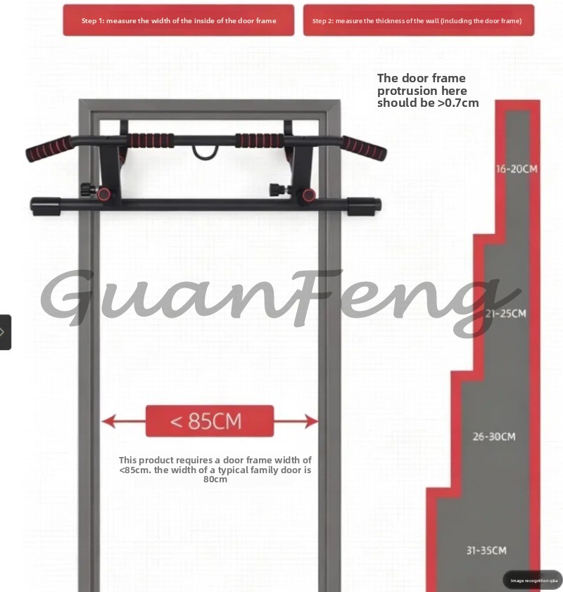 Barra de dominadas y flexiones - Chin Up Doorframe reseña y precio