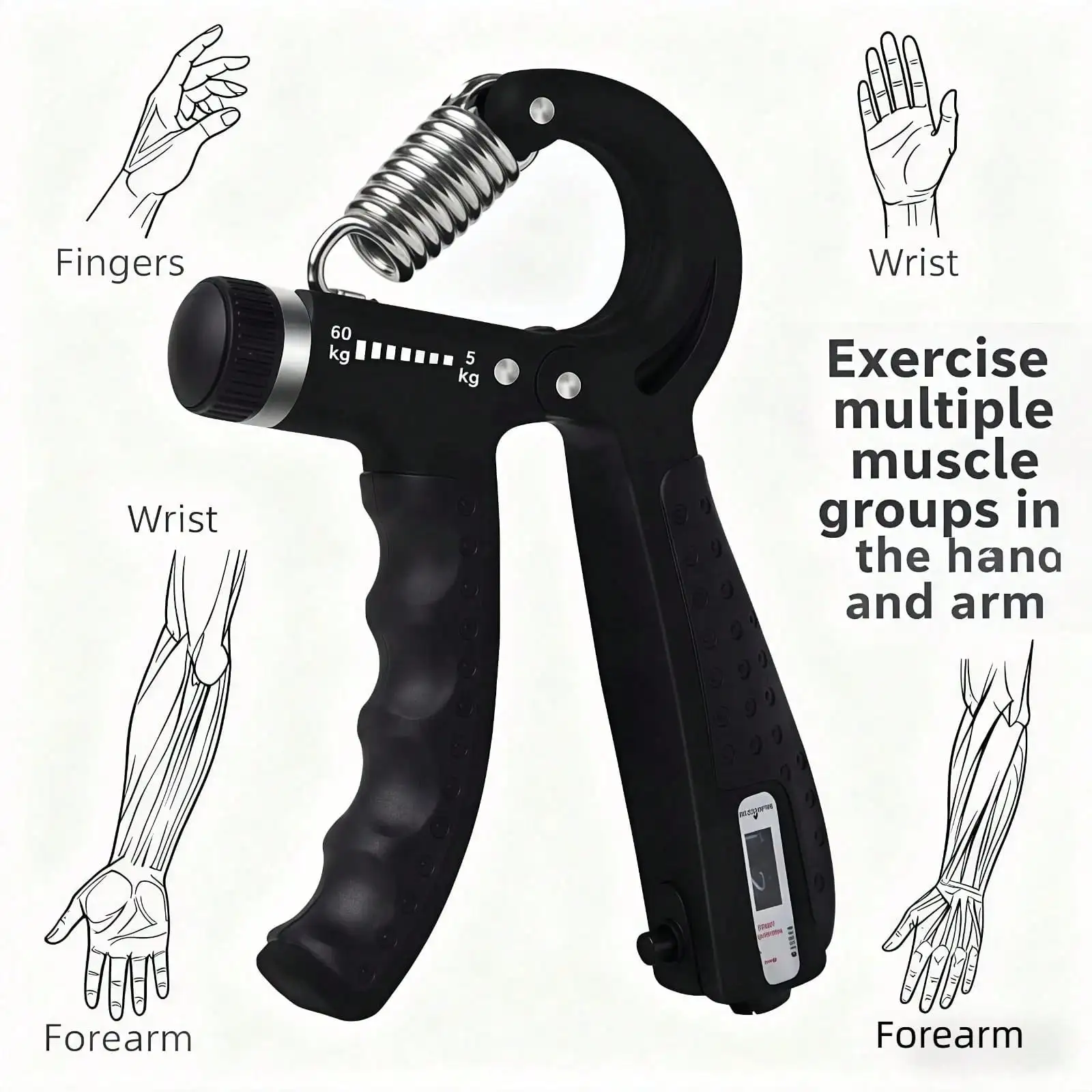 Fortalecedor de agarre ajustab - Home Gym Pro reseña y precio