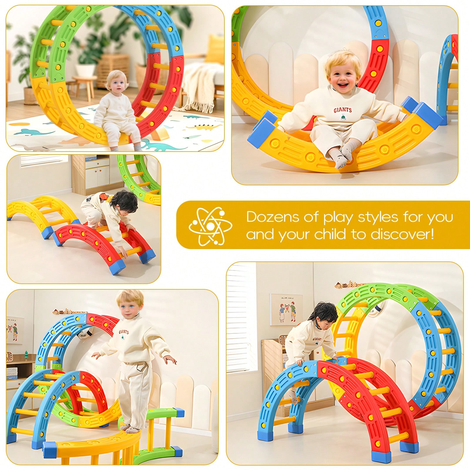 GCCSJ Juguetes de escalada ple - Home Gym Kids reseña y precio
