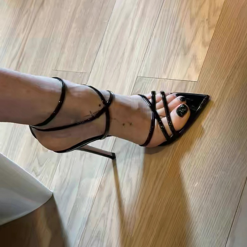 Sandalias de tacón alto con pu - Ankle Strap Attachment reseña y precio