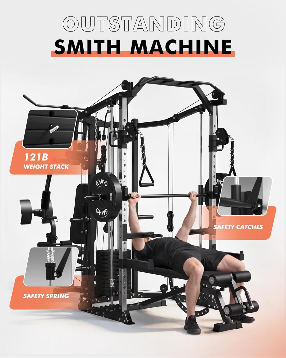 Máquina SmithΔ de Doble Estaci - Home Gym All In One reseña y precio