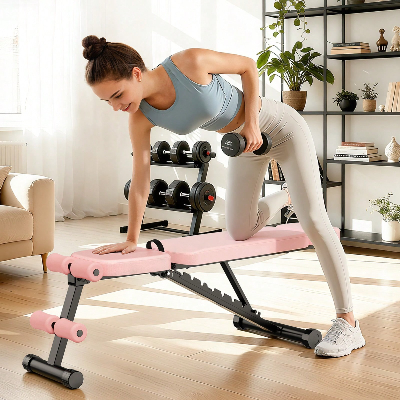 Banco de Pesas Ajustable de 9  - Home Gym Weight reseña y precio