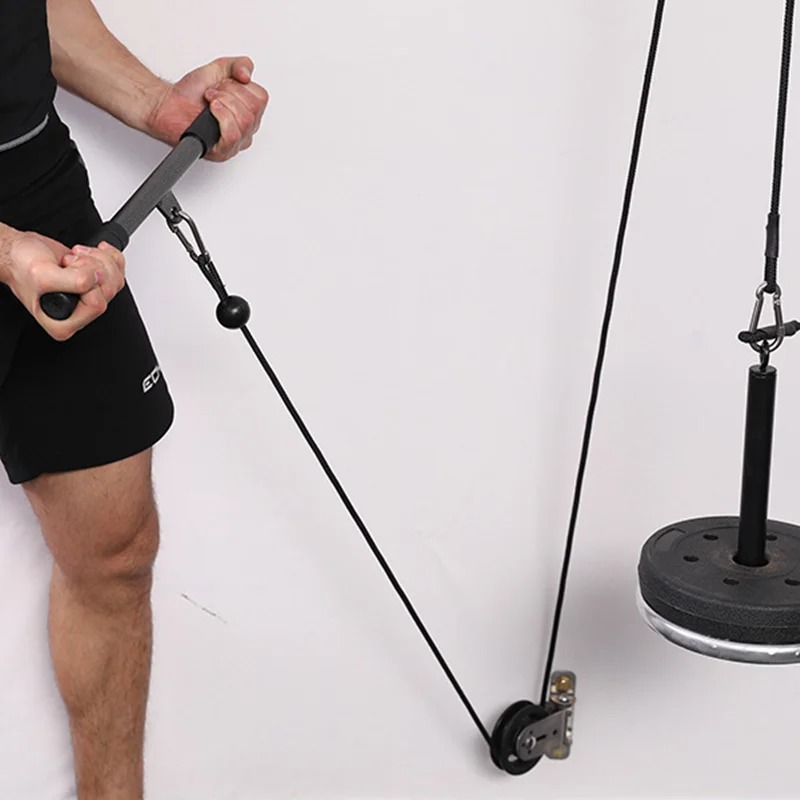 Rueda de polea silenciosa gira - Pulley Home Gym reseña y precio